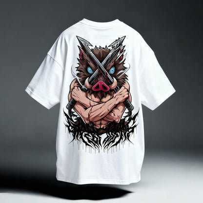 CAMISETA OVERSIZED PREMIUM INOSUKE DEMON SLAYER
