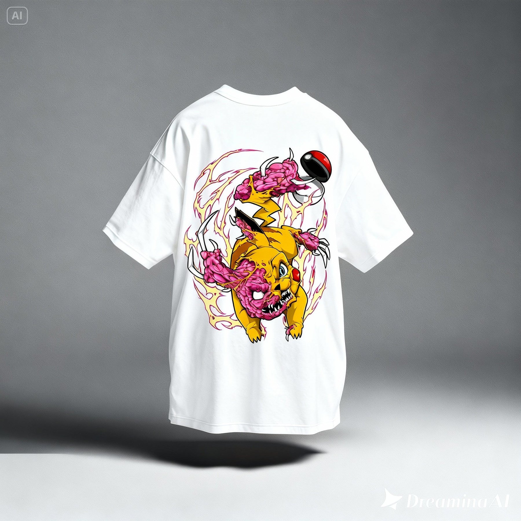 CAMISETA OVERSIZED PREMIUM POKÉMON PIKACHU