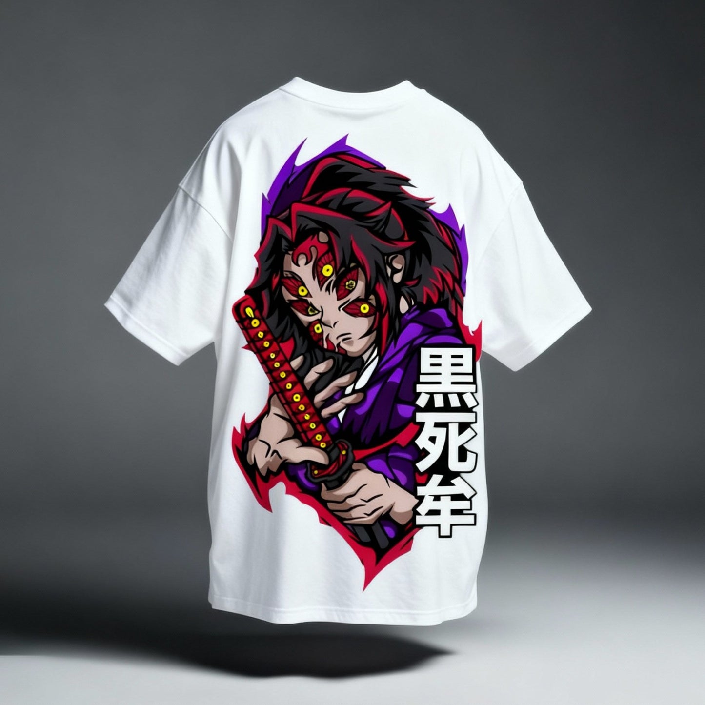 CAMISETA OVERSIZED PREMIUM DEMON SLAYER KOKUSHIBO