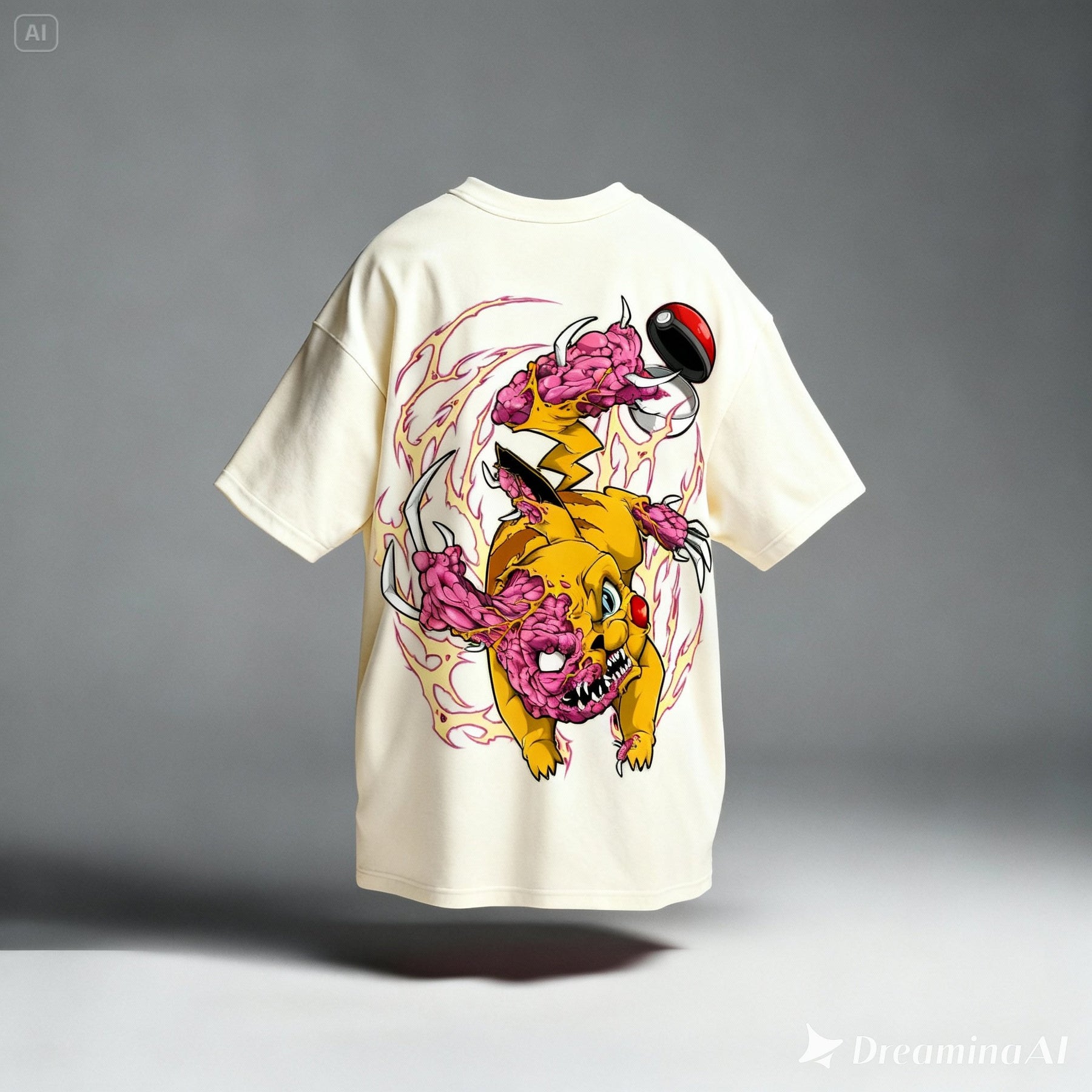 CAMISETA OVERSIZED PREMIUM POKÉMON PIKACHU
