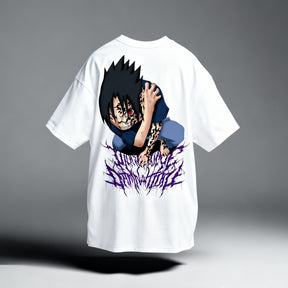 CAMISETA OVERSIZED PREMIUM NARUTO SASUKE