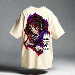 CAMISETA OVERSIZED PREMIUM DEMON SLAYER KOKUSHIBO