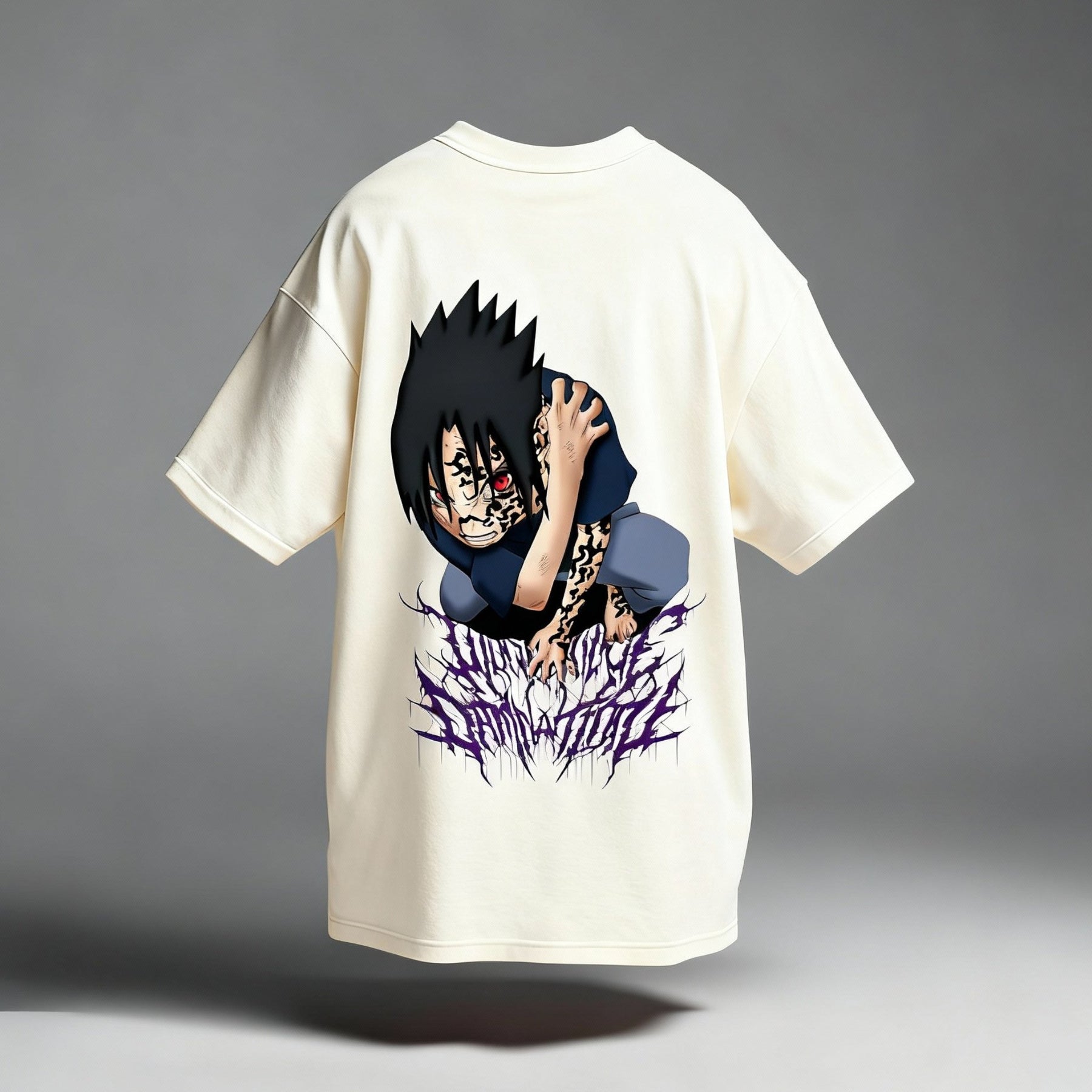 CAMISETA OVERSIZED PREMIUM NARUTO SASUKE