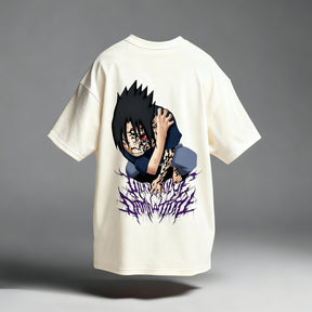 CAMISETA OVERSIZED PREMIUM NARUTO SASUKE