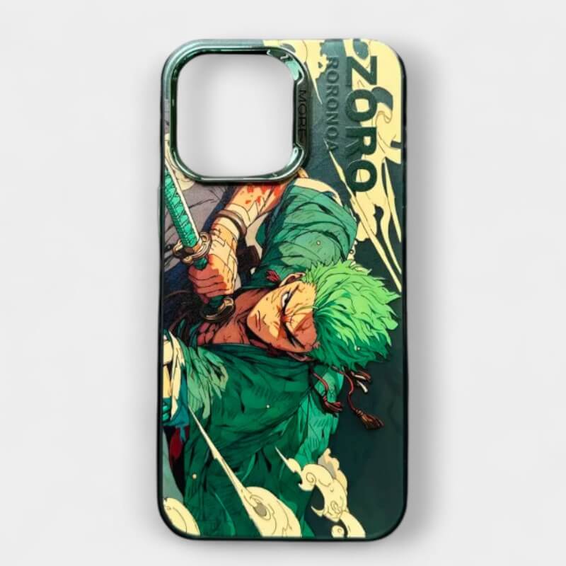 CAPINHA DE IPHONE ZORO GREEN