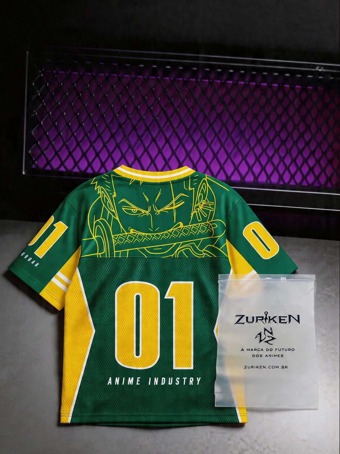 CAMISETA ZORO X BRASIL PREMIUM