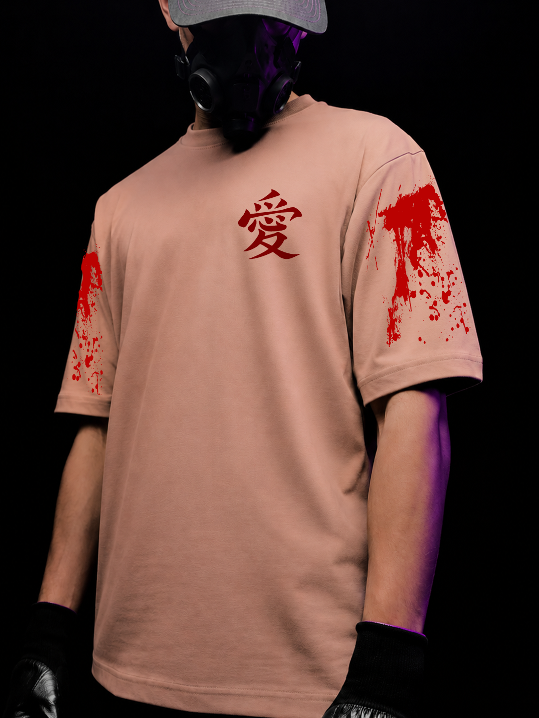 CAMISETA OVERSIZED PREMIUM GAARA BLOOD