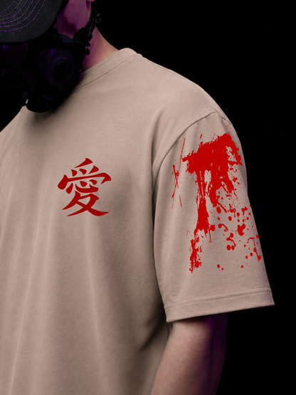 CAMISETA OVERSIZED PREMIUM GAARA BLOOD