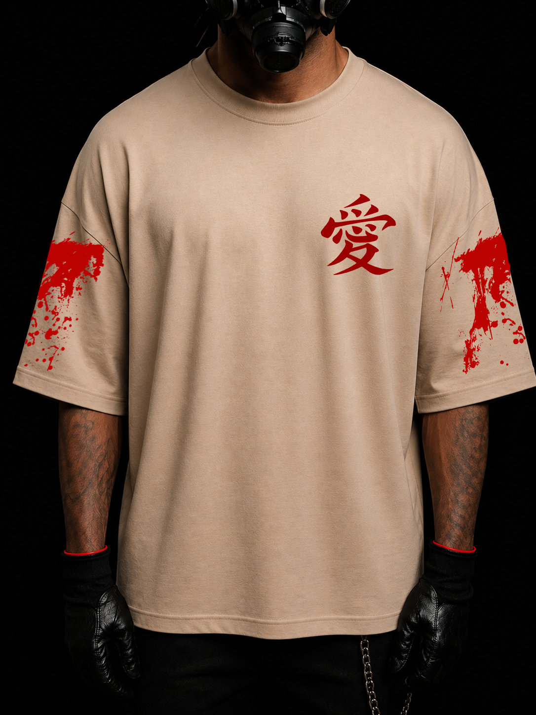 CAMISETA OVERSIZED PREMIUM GAARA BLOOD