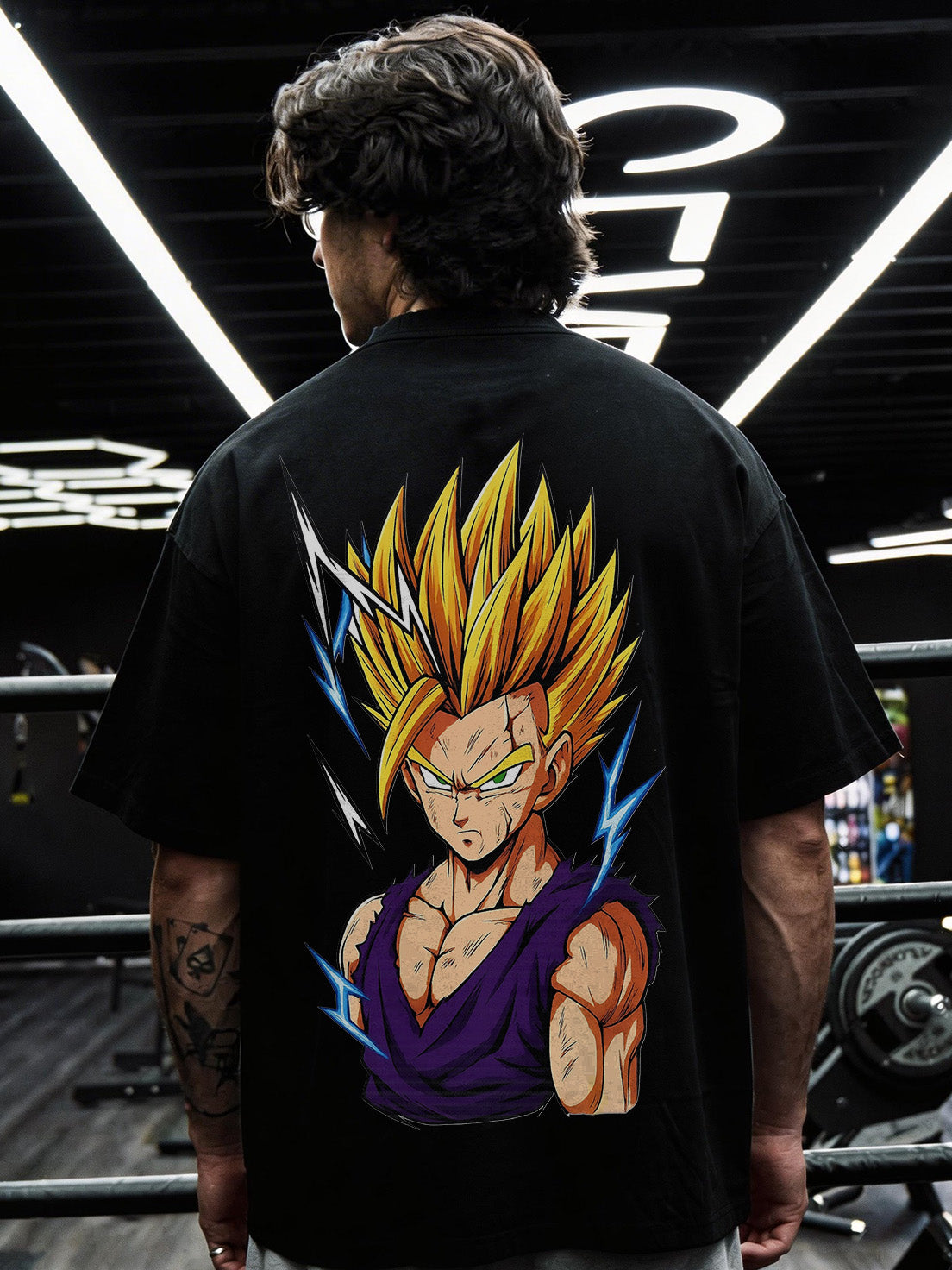 CAMISETA OVERSIZED PREMIUM DRAGON BALL GOHAN SSJ2