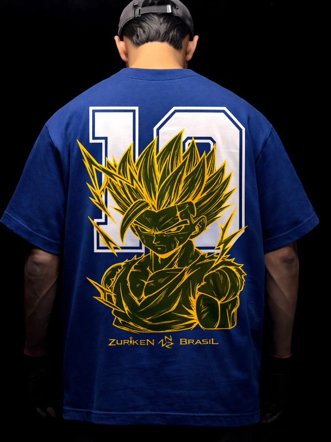 CAMISETA OVERSIZED PREMIUM GOHAN X BRASIL
