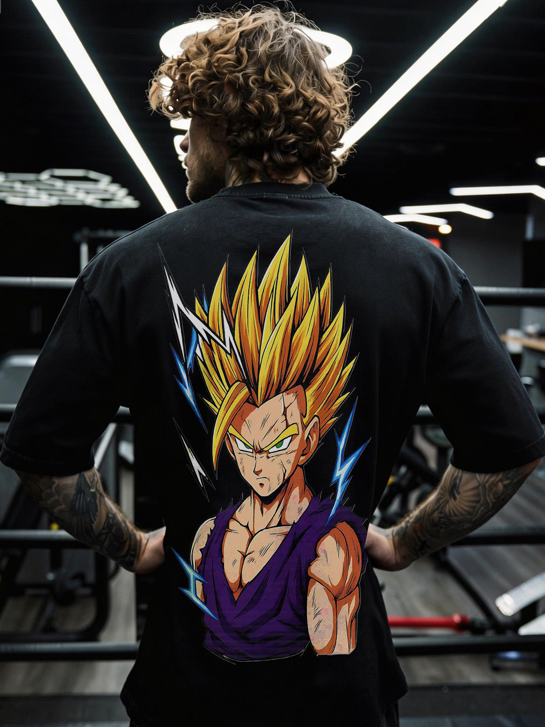CAMISETA OVERSIZED PREMIUM DRAGON BALL GOHAN SSJ2