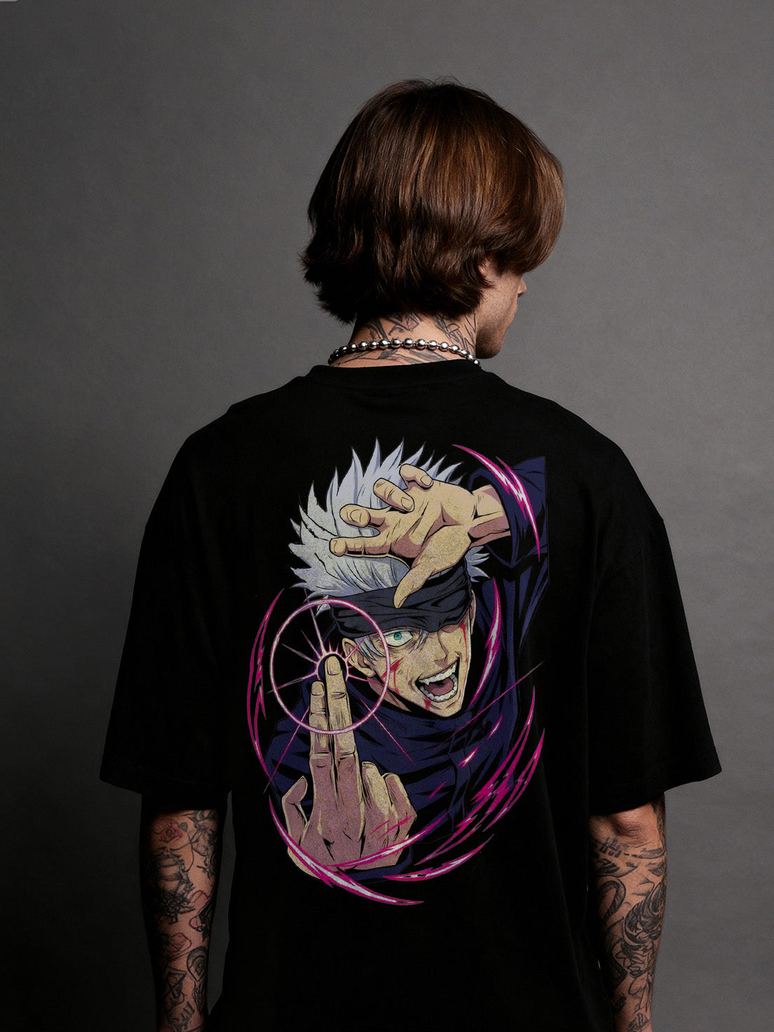 CAMISETA OVERSIZED PREMIUM JUJUTSU KAISEN GOJO