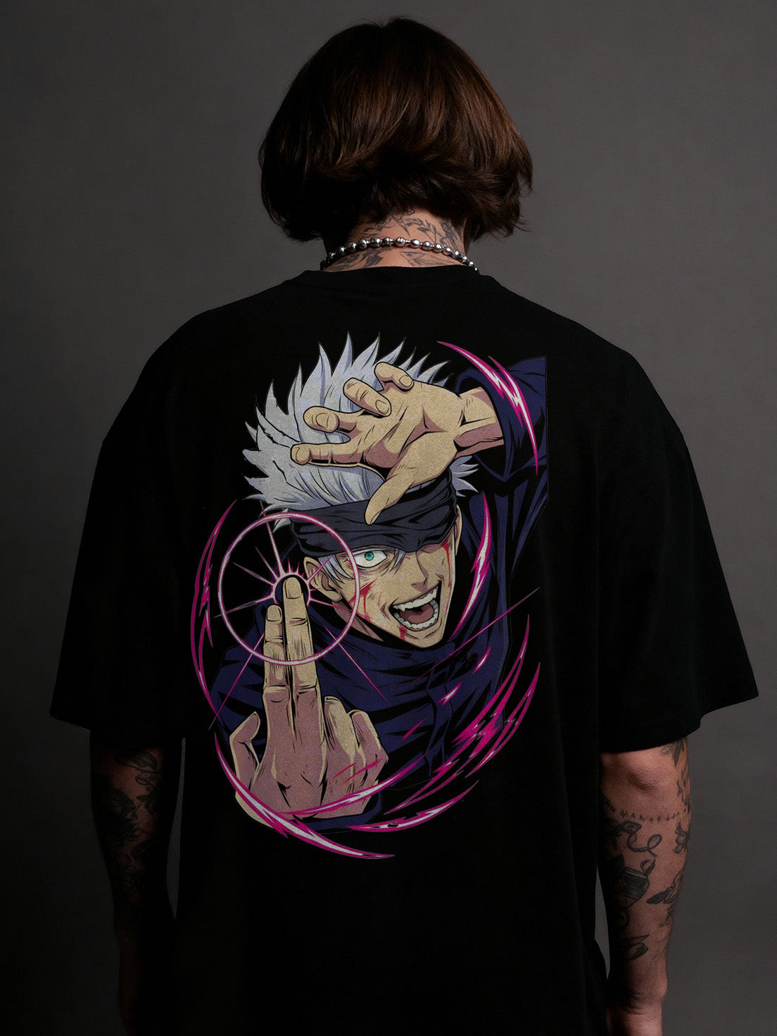 CAMISETA OVERSIZED PREMIUM JUJUTSU KAISEN GOJO