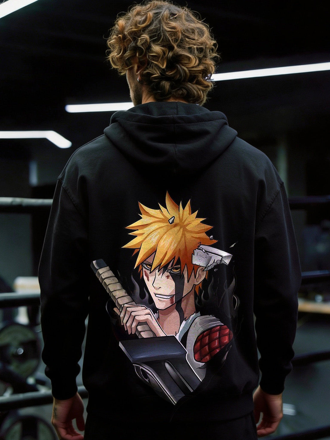 MOLETOM PREMUIM BLEACH ICHIGO CHAMAS