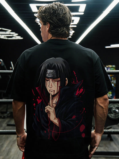 CAMISETA OVERSIZED PREMIUM NARUTO ITACHI