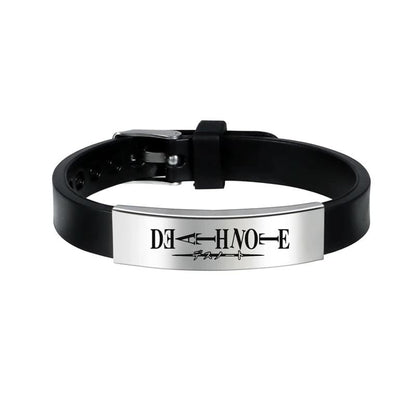 BRACELETE DO DEATH NOTE AÇO INOXIDÁVEL