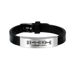 BRACELETE DO DEATH NOTE AÇO INOXIDÁVEL