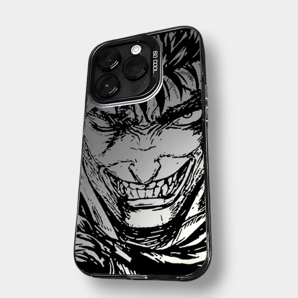 CAPINHA DE IPHONE A RAIVA DE GUTS METALIZADO