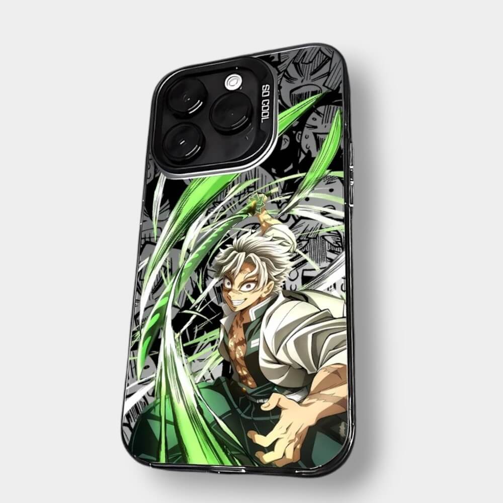 CAPINHA DE IPHONE SANEMI DEMON SLAYER METALIZADO