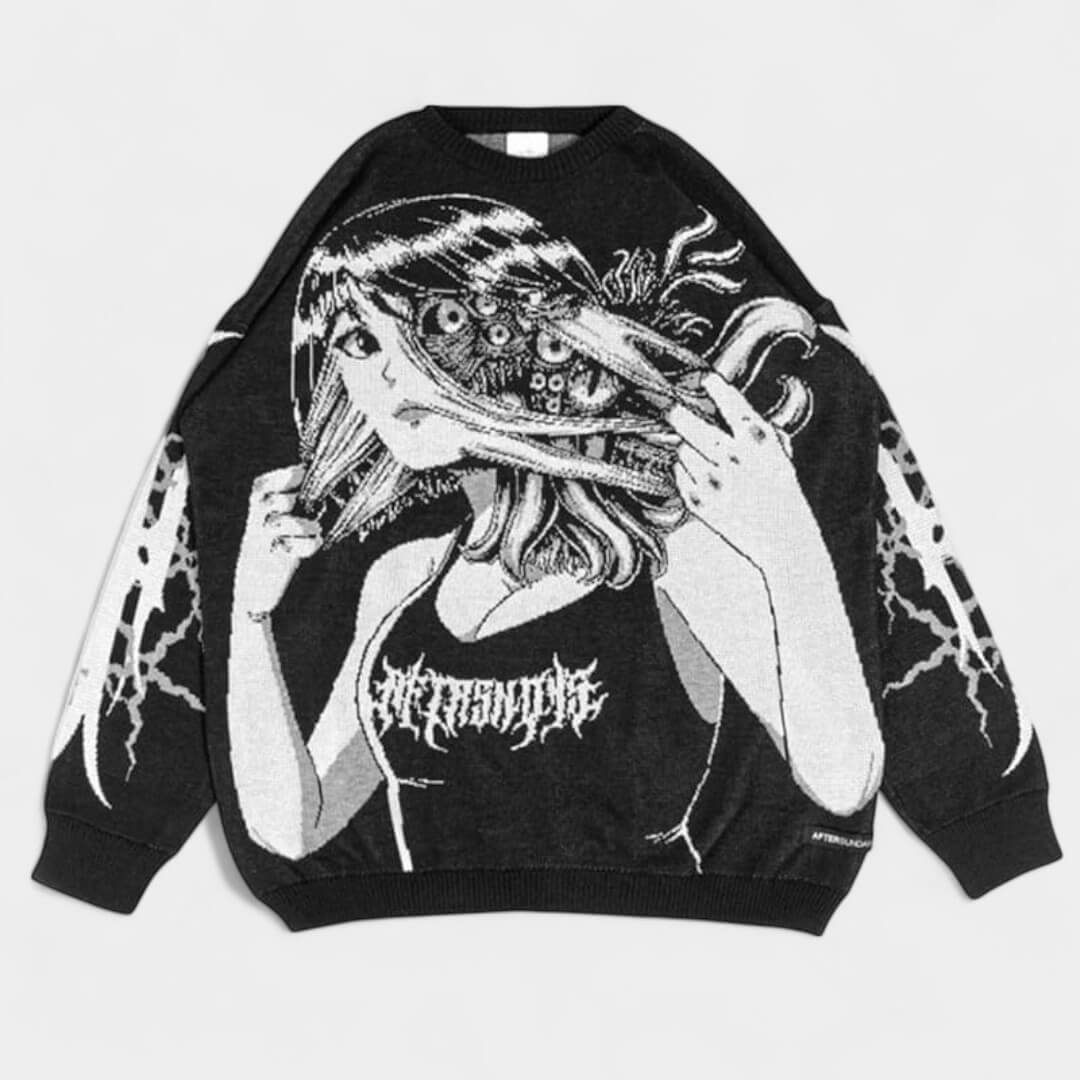SUÉTER EXCLUSIVO DA TOMIE DARK JUNJI ITO
