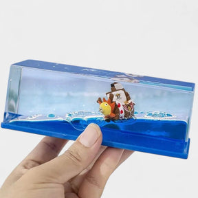 NAVIO PIRATA SUNNY E MEILI ONE PIECE DE ENFEITE