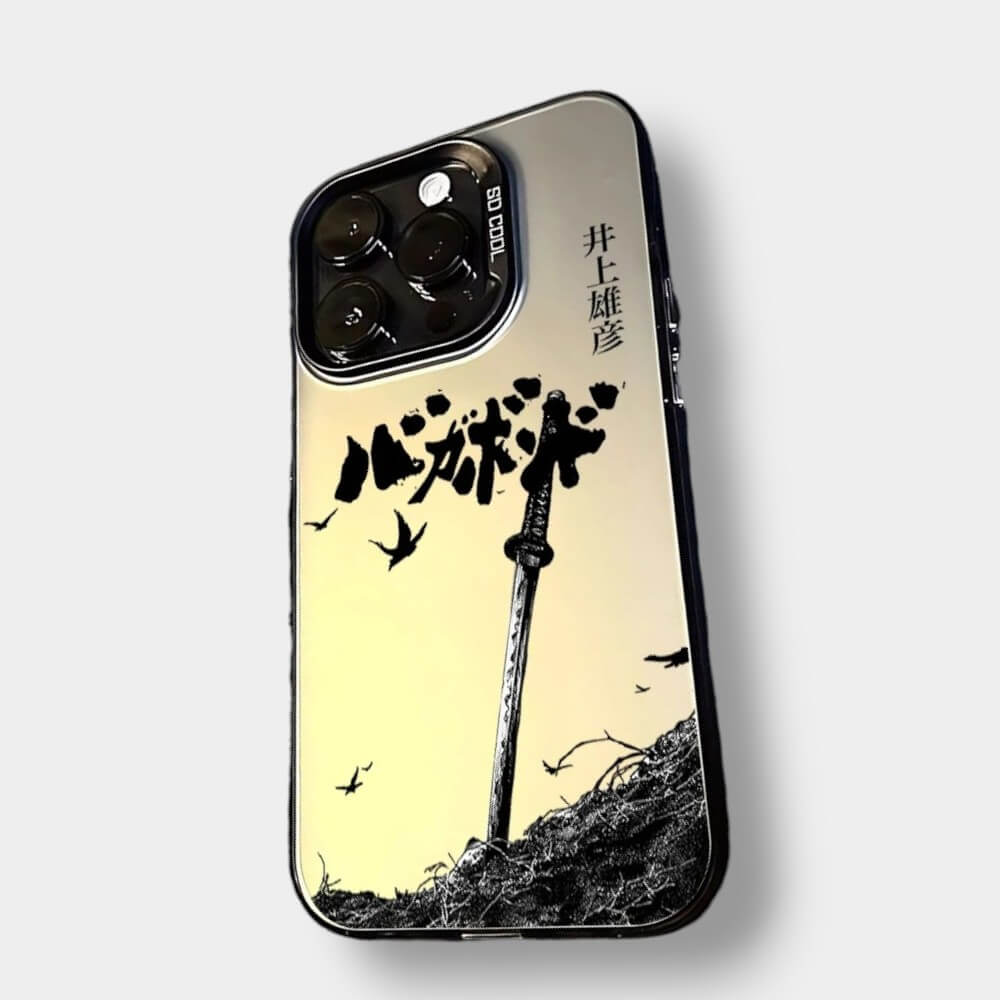 CAPINHA DE IPHONE ESPADA VINLAND SAGA  METALIZADO
