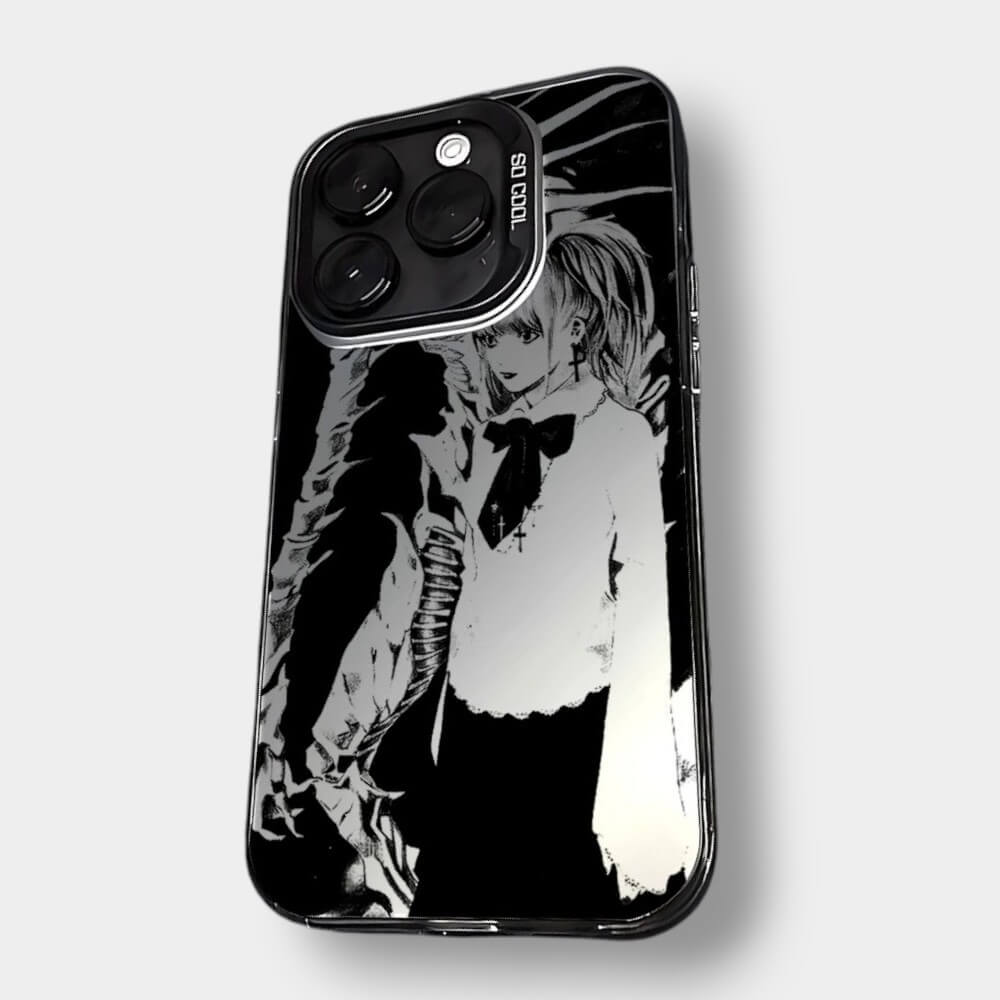 CAPINHA DE IPHONE MISA DEATH NOTE  METALIZADO