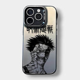 CAPINHA DE IPHONE SUKUNA BATALHA FINAL METALIZADO