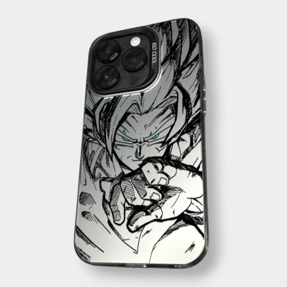 CAPINHA DE IPHONE VEGETA  METALIZADO