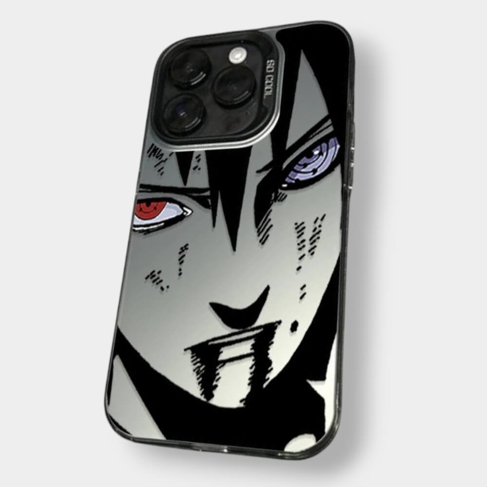 CAPINHA DE IPHONE SASUKE METALIZADO