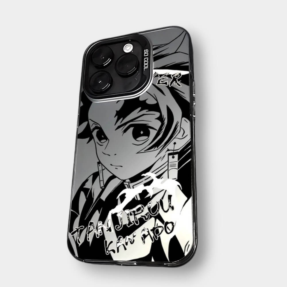 CAPINHA DE IPHONE TANJIRO NICE METALIZADO