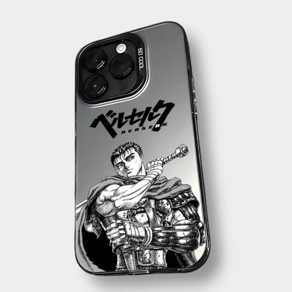 CAPINHA DE IPHONE GUTS WAR BERSERK METALIZADO