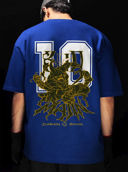 CAMISETA OVERSIZED PREMIUM MAJIN BUU X BRASIL