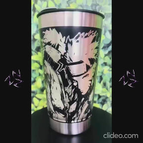 COPO TÉRMICO EXCLUSIVO FEITO A LASER NARUTO
