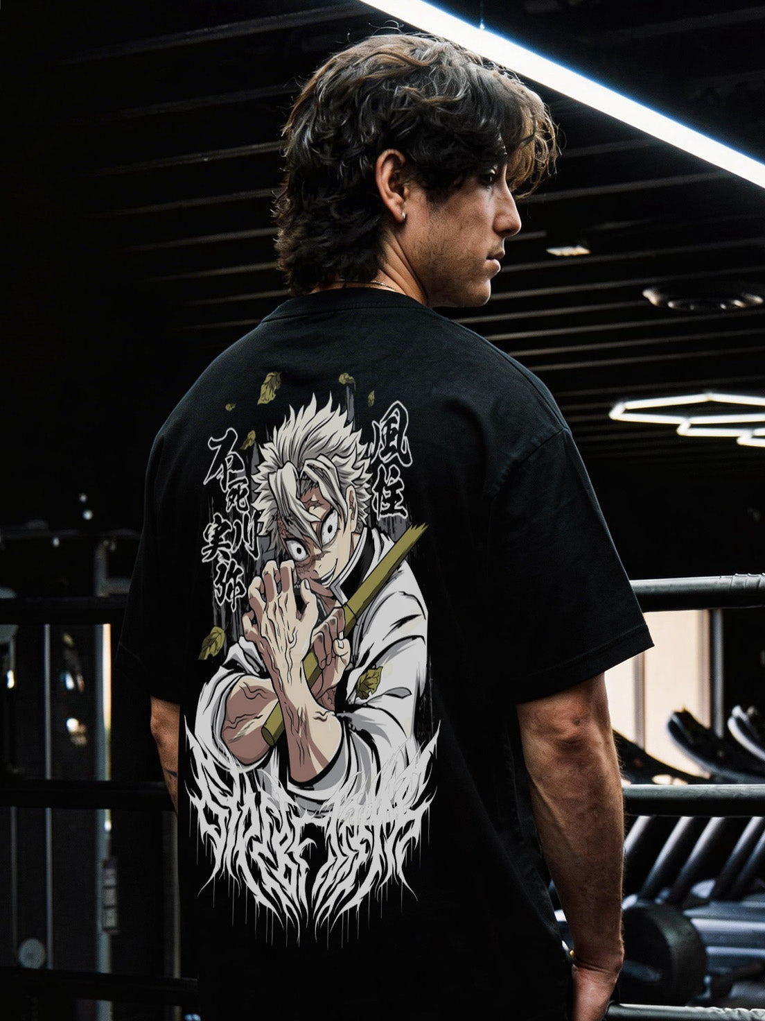CAMISETA OVERSIZED PREMIUM SANEMI NICHIRIN BLADE DEMON SLAYER