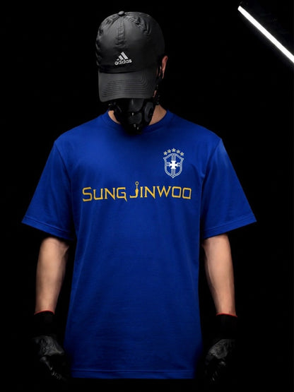 CAMISETA OVERSIZED PREMIUM SOLO LEVELING X BRASIL