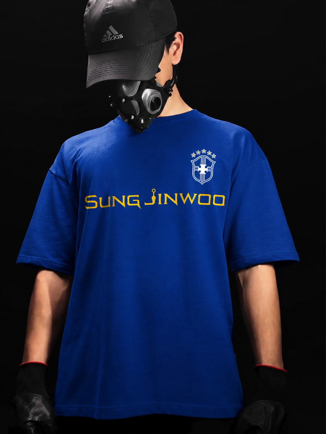 CAMISETA OVERSIZED PREMIUM SOLO LEVELING X BRASIL