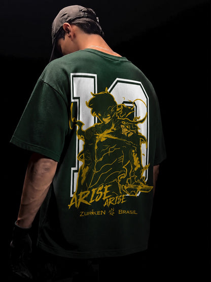 CAMISETA OVERSIZED PREMIUM SOLO LEVELING X BRASIL