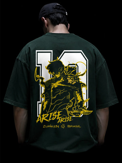 CAMISETA OVERSIZED PREMIUM SOLO LEVELING X BRASIL
