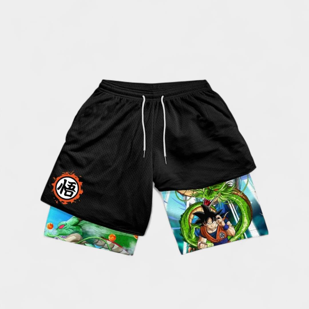 SHORT ANIME FIT™ UNISSEX GOKU AND DRAGON