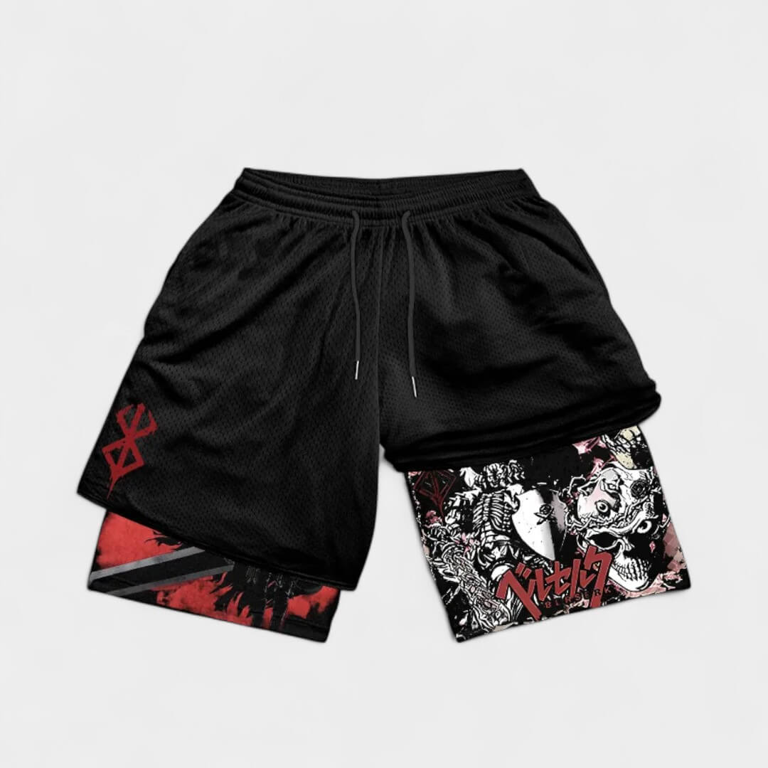 SHORT ANIME FIT™ UNISSEX BERSERK PERSONAGENS