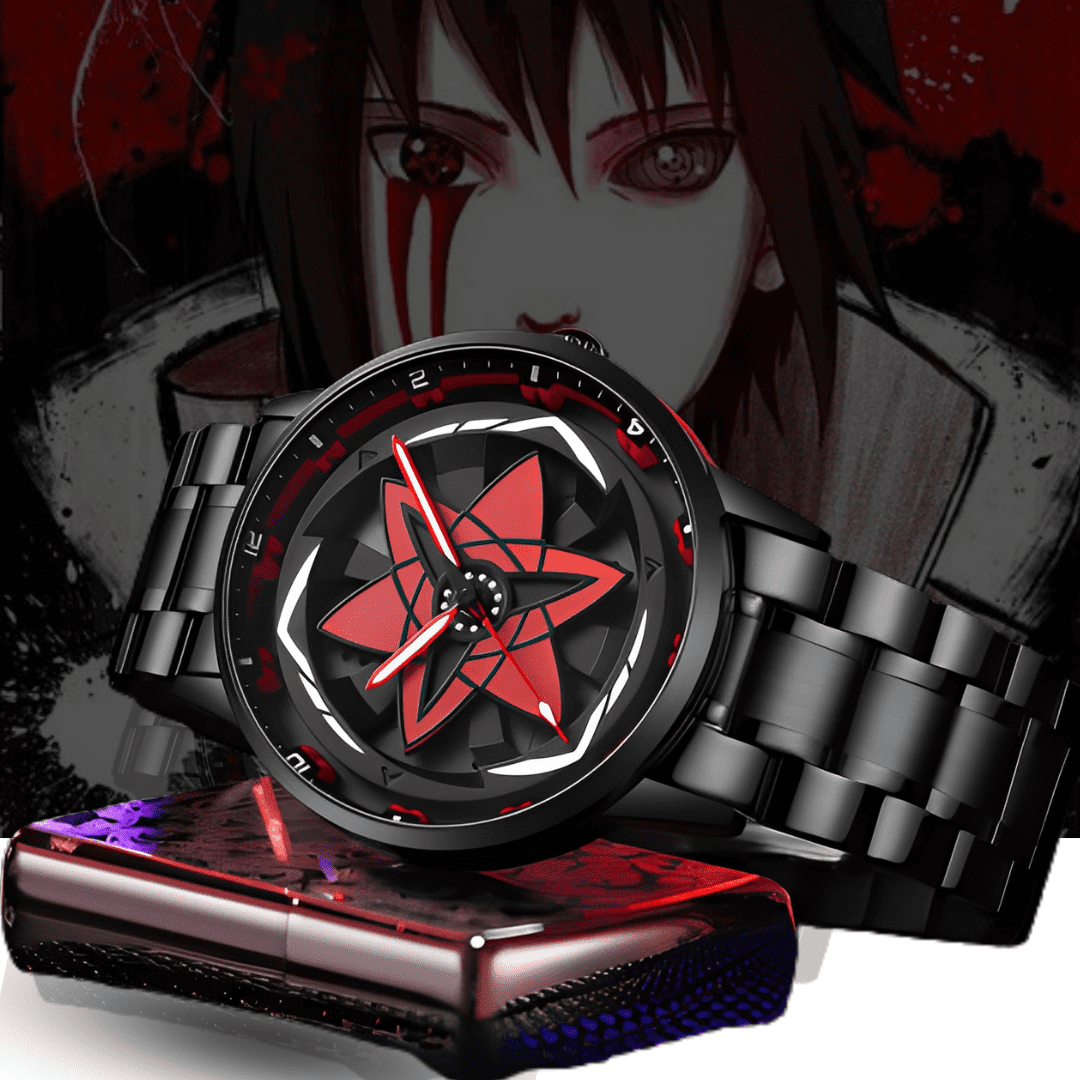 Relógio Sharigan Giratório - Ei anime br